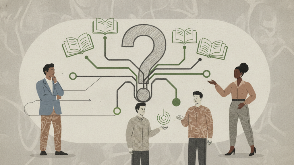 Marketing lead reviewing how google ai search selects and cites sources inside a generated answer panel